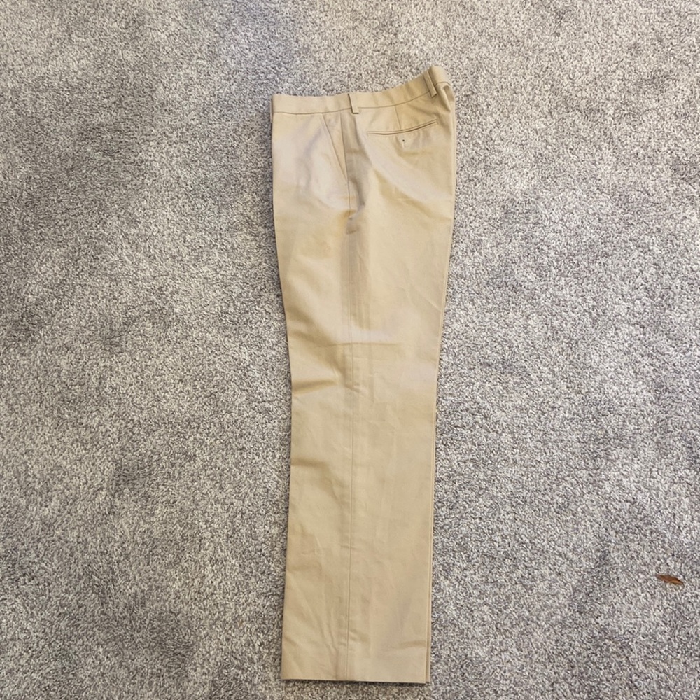 31 x 32 J.Crew khaki dress pants. Lightly worn and in perfect shape